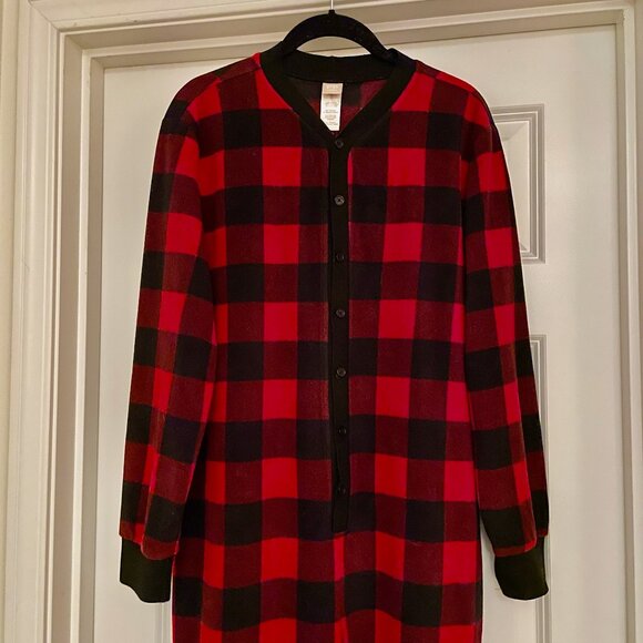 Pottery Barn Teen Red Buffalo Onesie - M/L - NWOT - Picture 1 of 6